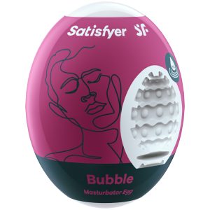 Satisfyer Bubble Onani Æg - Hvid