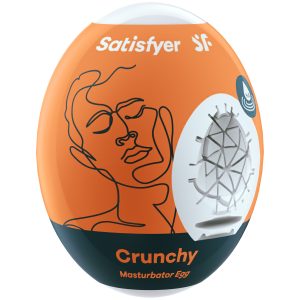 Satisfyer Crunchy Onani Æg - Hvid