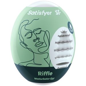 Satisfyer Riffle Onani Æg - Hvid