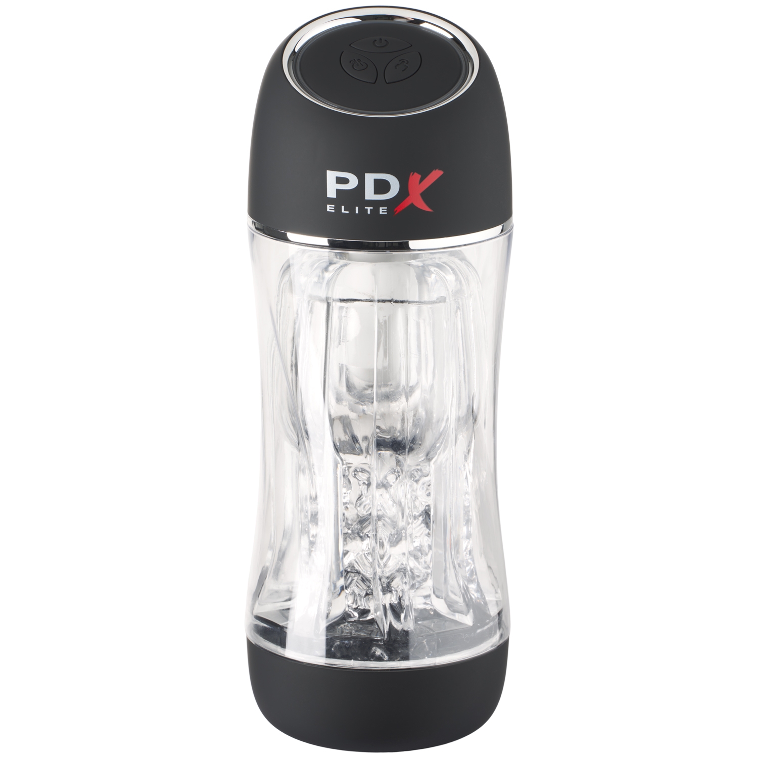 PDX Viewtube Pro See-Thru Vibrerende Stroker - Klar PDX Viewtube Pro See-Thru Vibrerende Stroker - Klar
